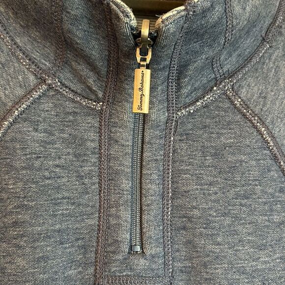 Tommy Bahama Women NFL Dallas Cowboys Reversible Onside Flip 1/2-Zip Jacket EUC - Picture 3 of 12